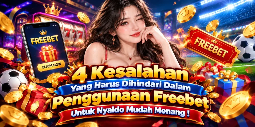 4 Kesalahan Yang Harus Dihindari Dalam Penggunaan Freebet Untuk Nyaldo Slot Mudah Menang !