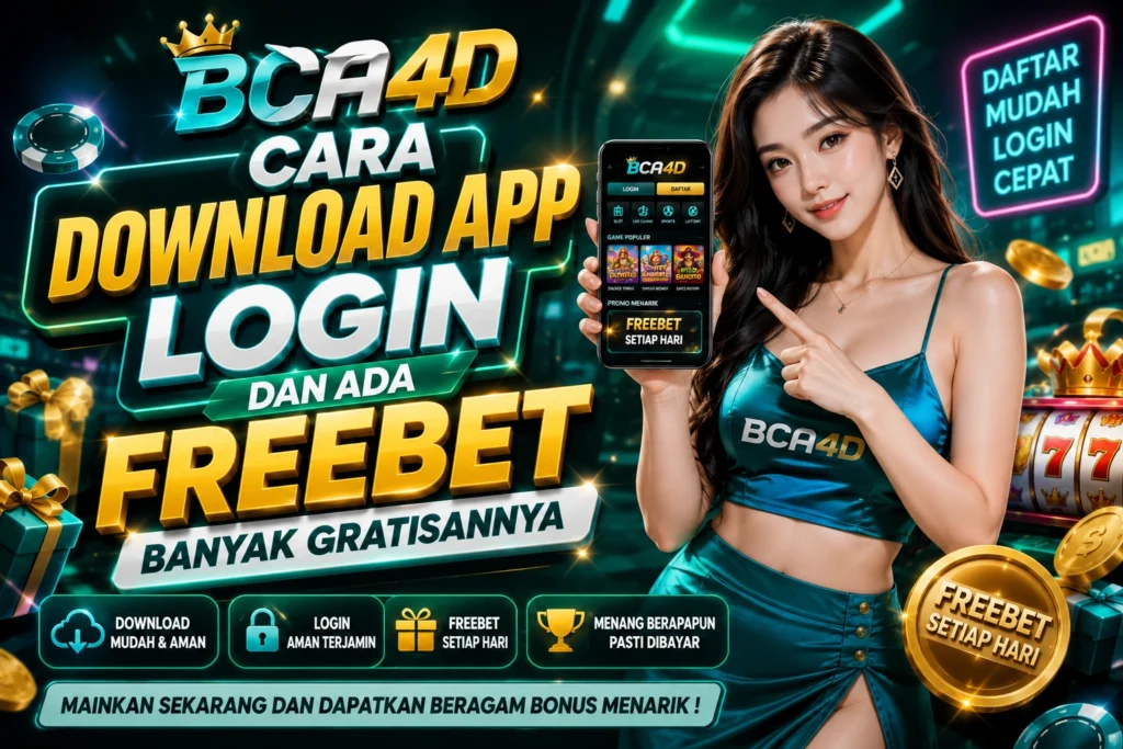 BCA4D Cara Download App Login Dan Ada Freebet Banyak Gratisannya !