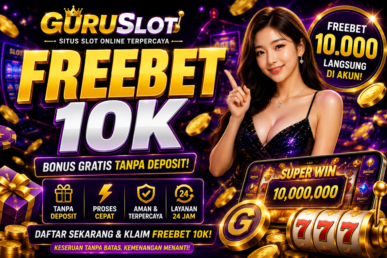 GuruSlot Freebet 10K